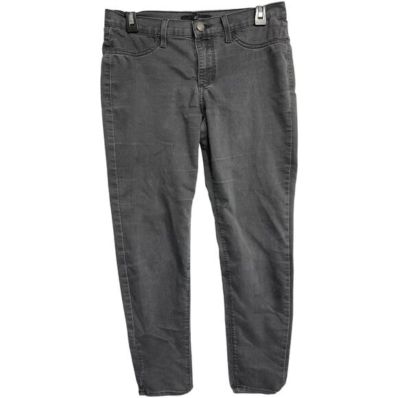 KanCan Skinny Jeans Women Junior Size 11 Gray Cotton Blend Made in USA SNAGS - Picture 1 of 6